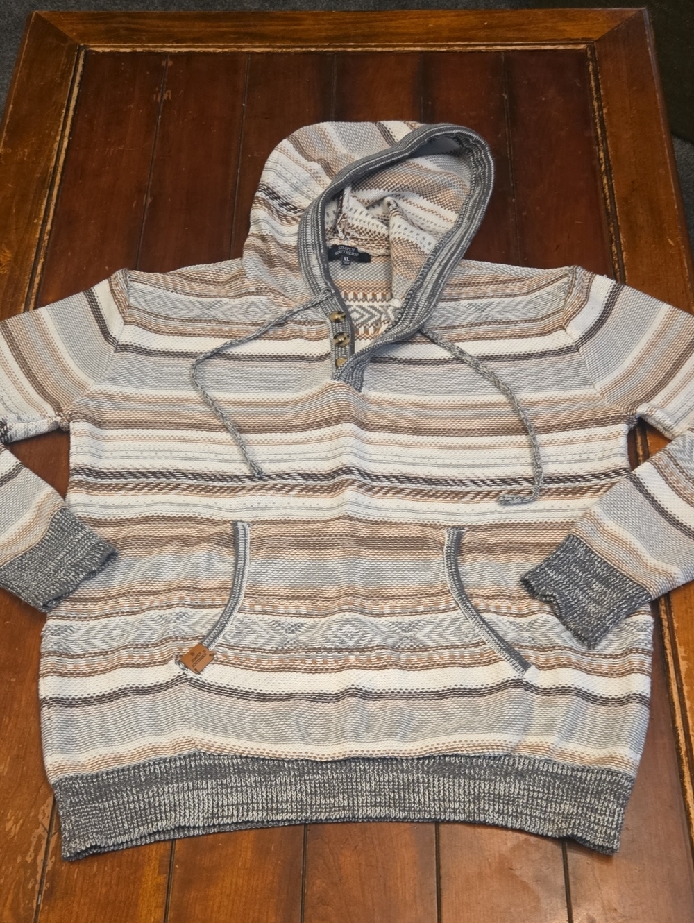 Simply Southern Neutral Striped Knit Pullover